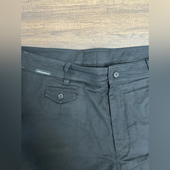 DOLCE & GABBANA Men's Black Cargo Pants - Picture 7 of 14